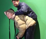 Samuel Kircher et Valéry Carnoy en shooting au Selfizee